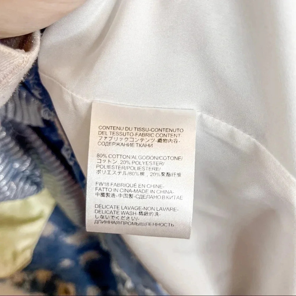 Vivienne Hu distress denim dress runway spring 2019 collection NWT size 2 - Picture 9 of 12